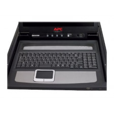 APC LCD Console - KVM console - 17" - rack-mountable - 1280 x 1024 - black - 1U - for P/N: AR3103, AR3103SP, AR3106SP, SRT1000RMXLI, SRT1000RMXLI-NC, SRT5KRMXLW-TW